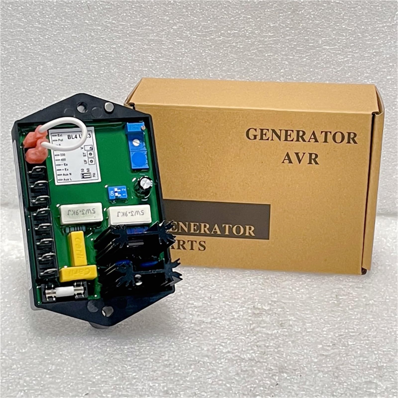Generador BL4U, estabilizador y regulador de Voltaje automático AVR, Tablero Control sin escobillas trifásico CA, 1 Uds