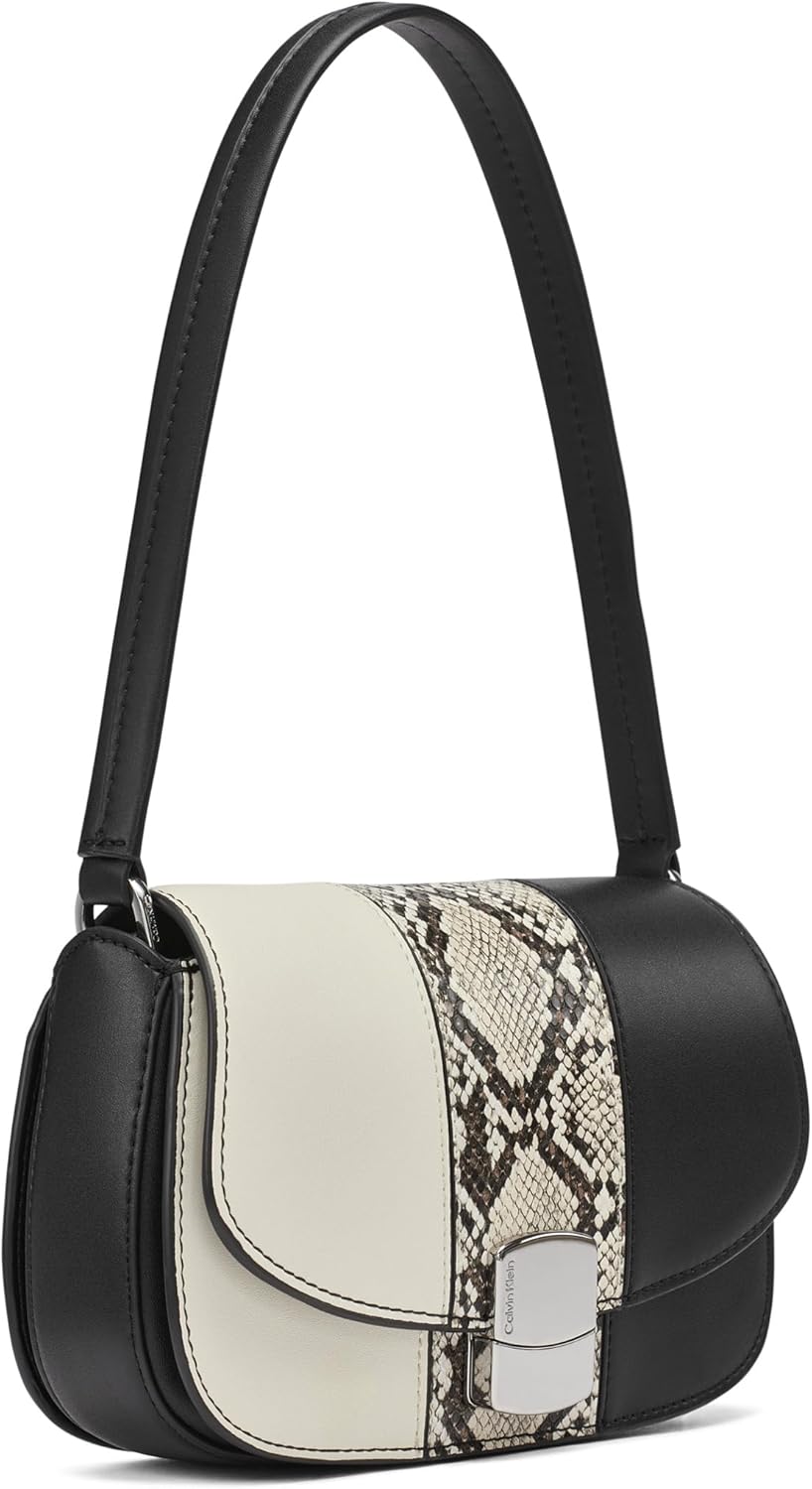 Calvin Klein womens Alina Flap Shoulder Bag - Image 8
