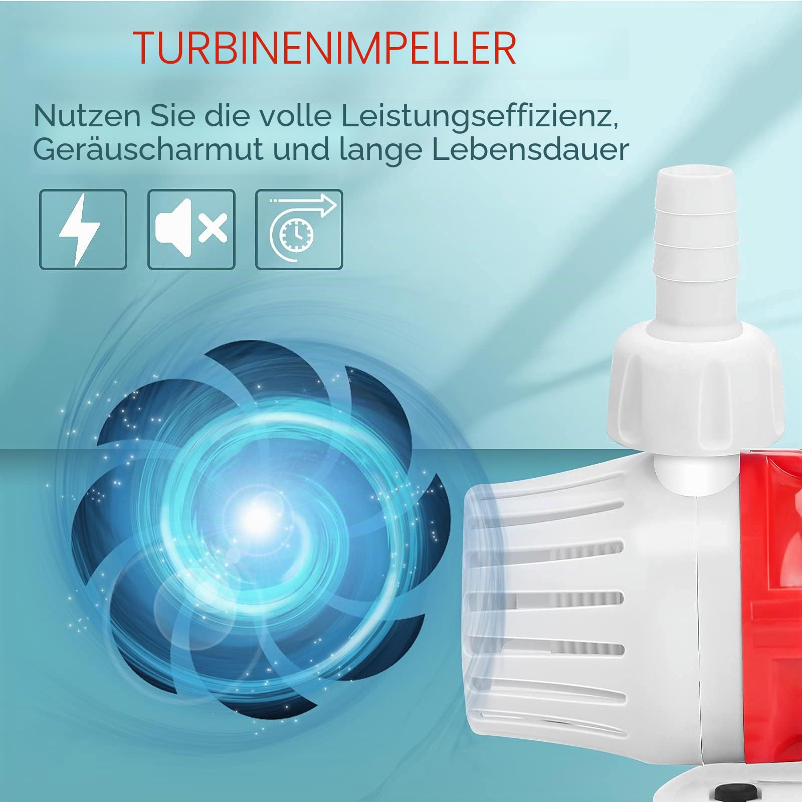 Portable Tauchpumpe 12V 20W 1200L/H High Flow Tragbare Aquarium Wasserpumpe Frequenzumwandlung bürstenlose DC-Pumpe Amphibische Pumpe