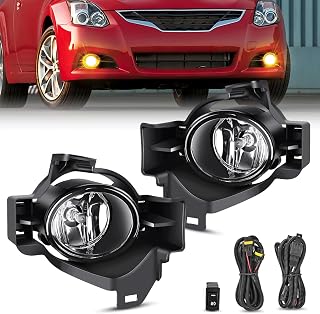 Nilight Fog Light Assembly Compatible with 2010 2011 2012 Nissan Altima