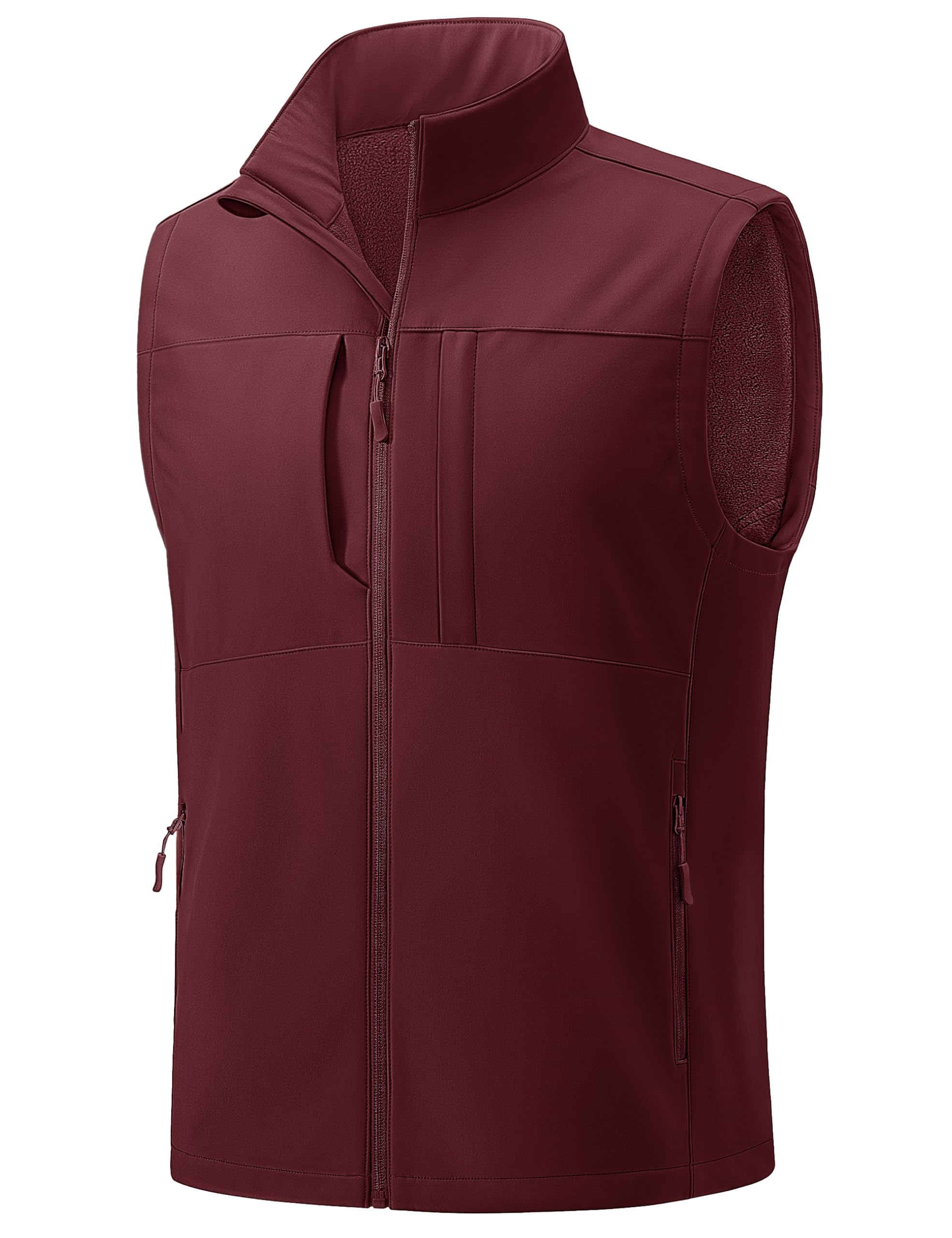 TACVASEN Men's Softshell Sleeveless Vest