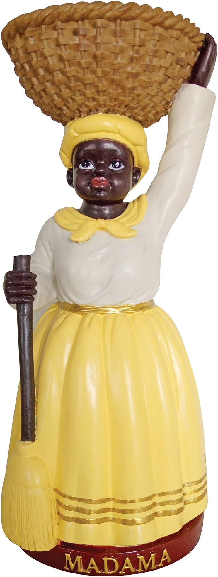 Santo Madama Orisha Statue - Madama Estatua Catholic Statue (12 Inch) (Yellow)