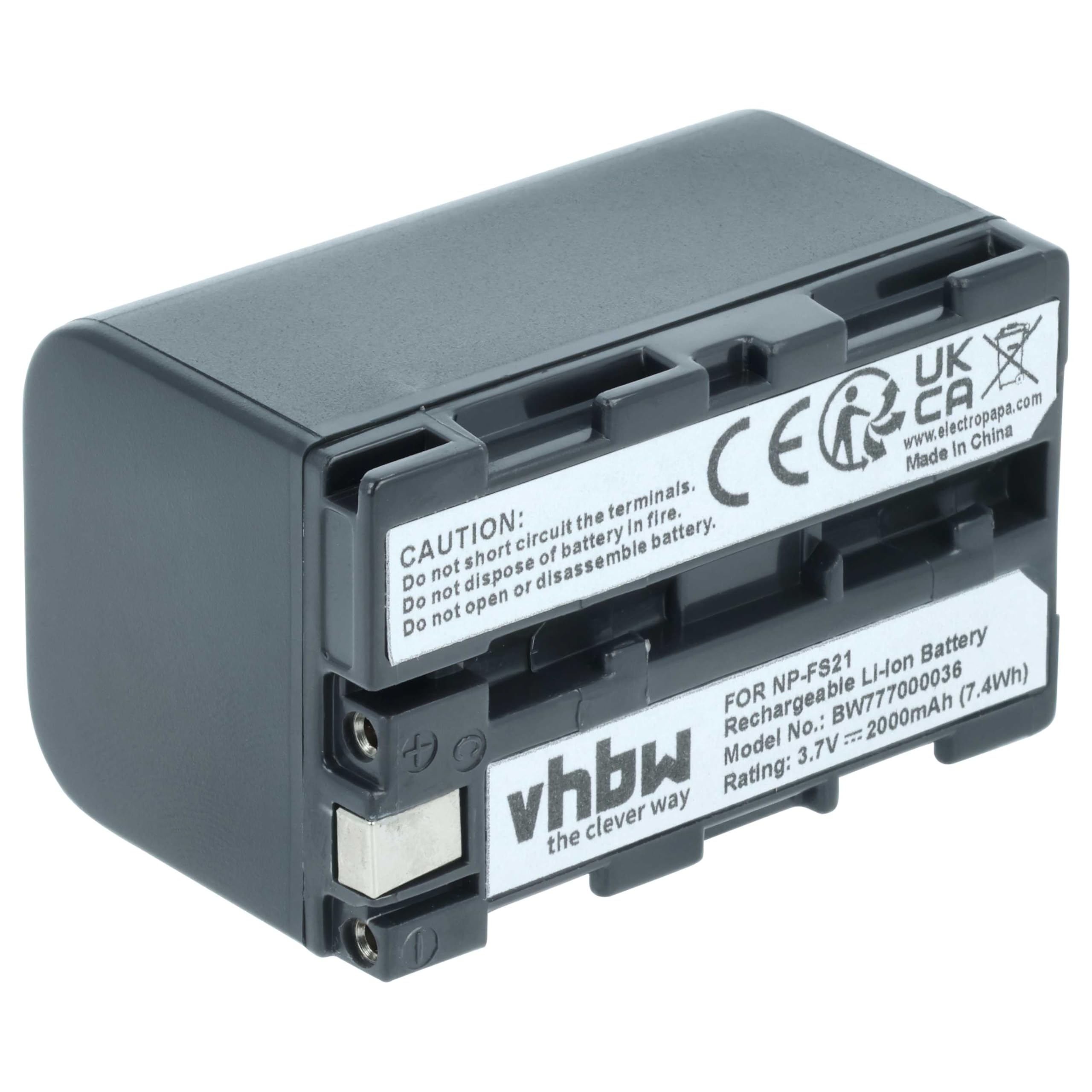 vhbw Batterie Remplacement pour Sony NP-FS33