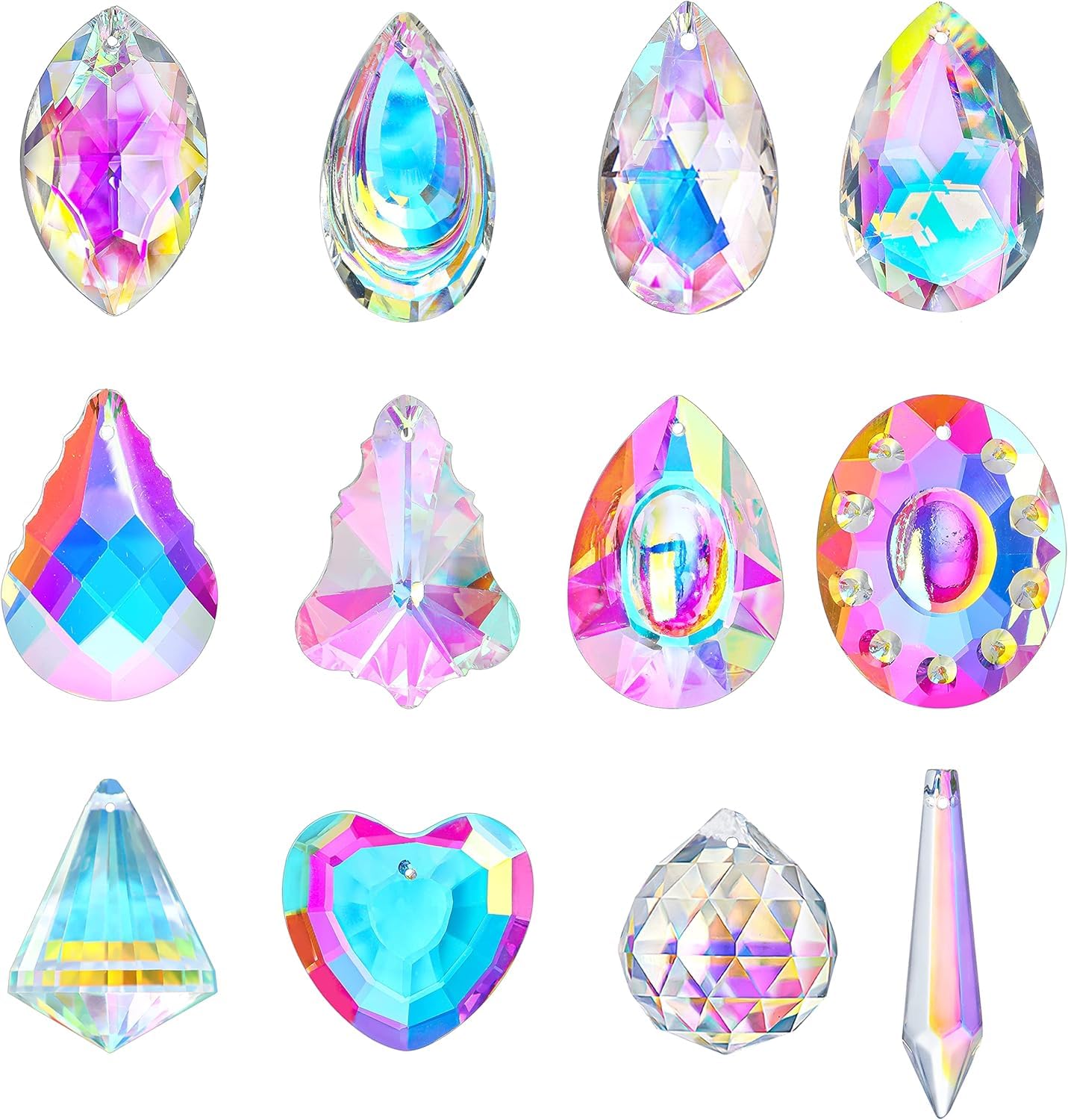 Crystal Rainbow Sun Catcher, Hanging Sun Catcher for Windows