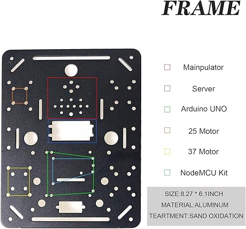 Miniatura 6 de Kit de chasis de tanque de robot profesional inteligente con absorción de impactos con 2 motores de CC, modelo de plataforma robótica STEAM con