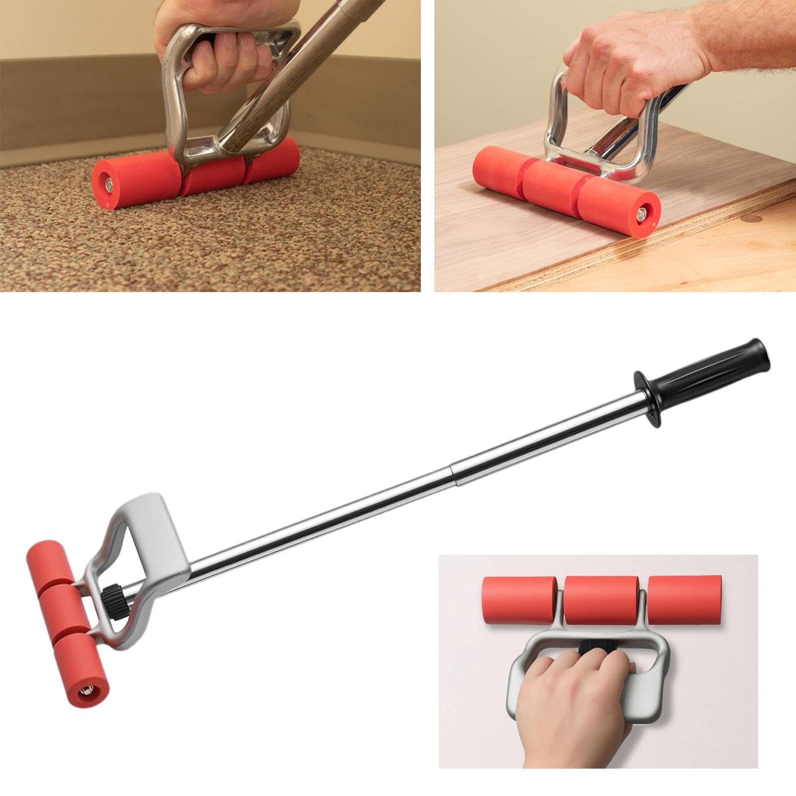 Rodillo Multiusos para Suelos Y Paredes, Ideal para Revestimientos de Paredes, Vinilo Y Otros Materiales.