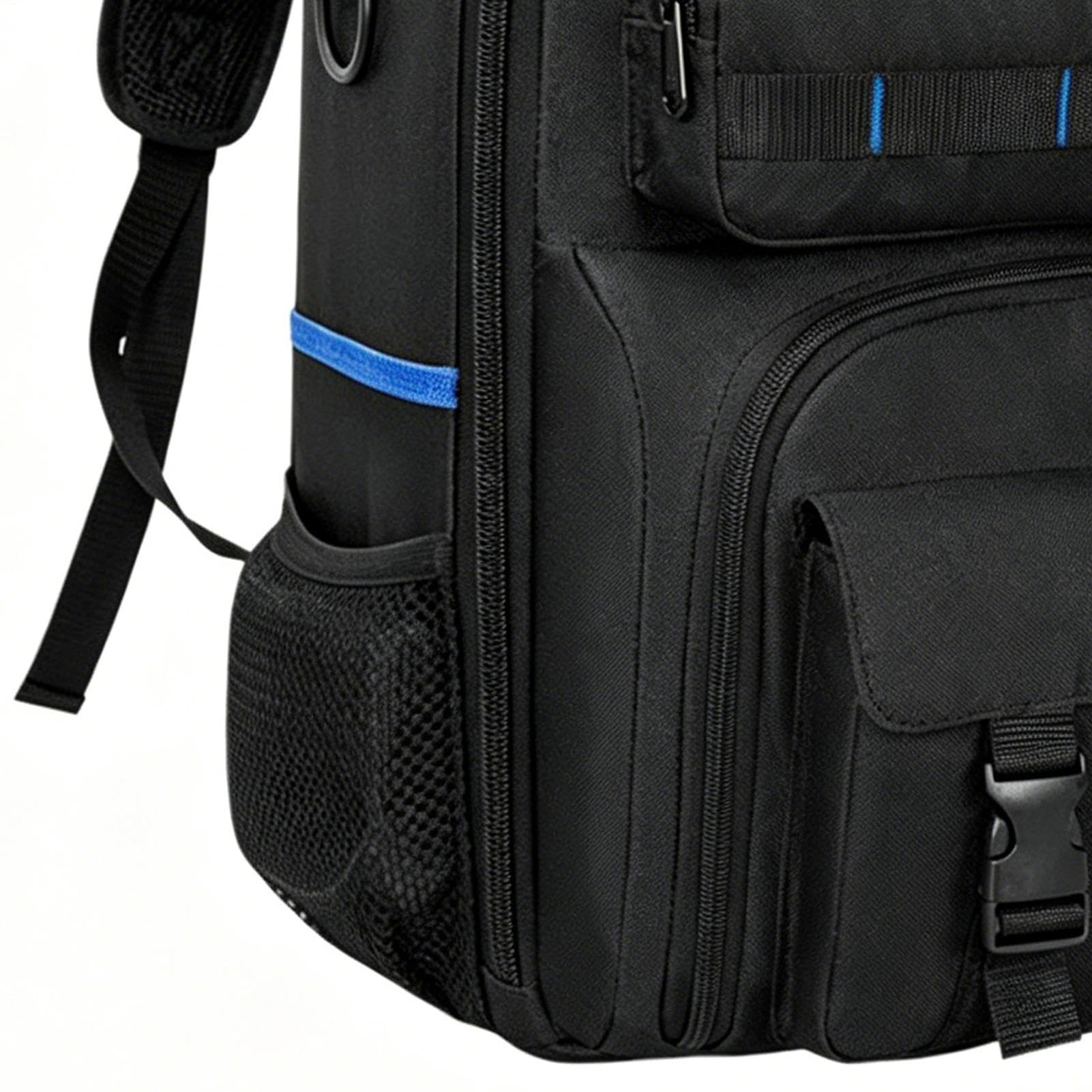 Zaino porta attrezzi, organizer con base rigida, con tasche multiple, zaino per attrezzi da lavoro, per falegnami, saldatori, edilizia, attività all'aperto e industriali