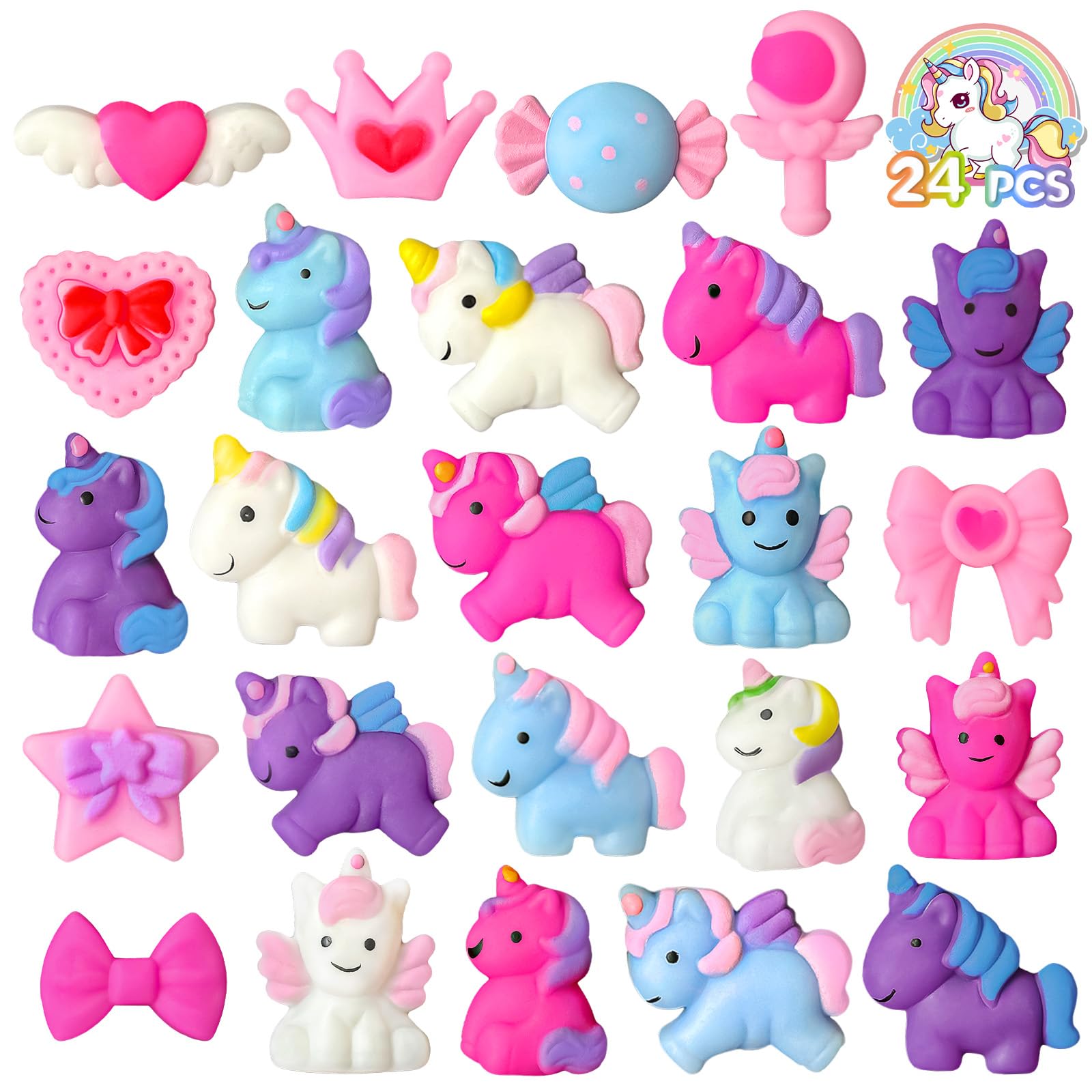 Amazon.com: UUSYCUN 24PCS Unicorn Mochi Squishy Toys for