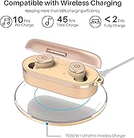 Vista 4 de TOZO - T10 - Auriculares inalámbricos Bluetooth 5.0 1 Caqui