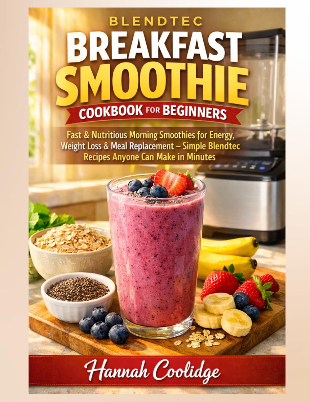 Blendtec Breakfast Smoothie Cookbook For Beginners: Fast & Nutritious Morning Smoothies for Energy, Weight Loss & Meal Replacement — Simple Blendtec Recipes Anyone Can Make in Minutes