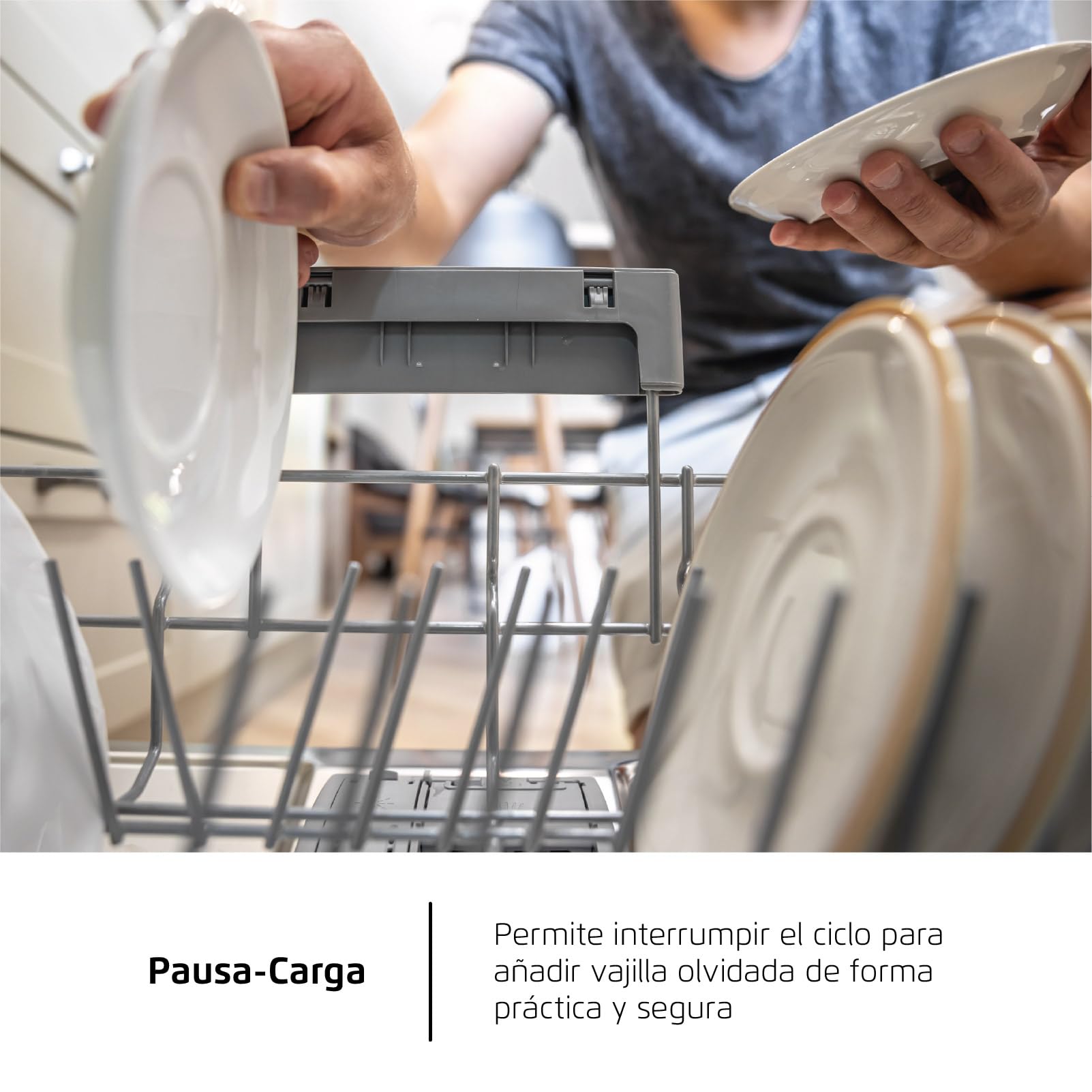 Corberó - Lavavajillas integrable 60 cm | CLVM8626I | 13 cubiertos | 6 programas | Tercera bandeja mini | Función ECO| Media Carga| Función 3 en 1 | Auto Apertura | Inox
