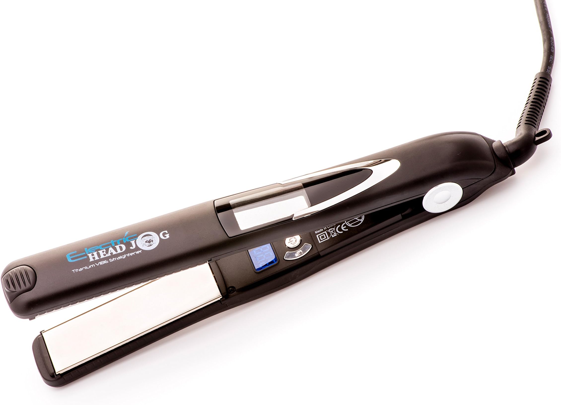 Head Jog Titanium Vibe Hair Straighteners for Women and Men with Auto Shut Off for Sleek, Smooth and Shiny Hair. For all Hair Types Including Thick Hair.