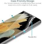 LK 3 Protecteur d'écran Pack pour Samsung Galaxy S21 Ultra, Se guérir soi-même TPU Film, Anti-rayure, Pas de bulle, Sensible au toucher, Support dans l'affichage scanner d'empreintes digitales, Outil d'alignement inclus