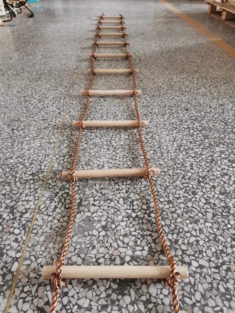 Hanging Ladder 6,5ft | Rope Ladders for Addults and Kids | Climbing Ladder for Kids | Obstacle Rope Ladders 2m