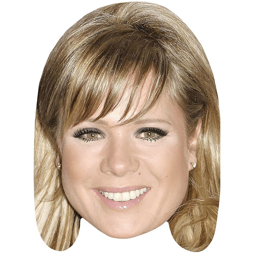 Letitia Dean (Smile) Celebrity Mask, Flat Card Face, Fancy Dress Mask