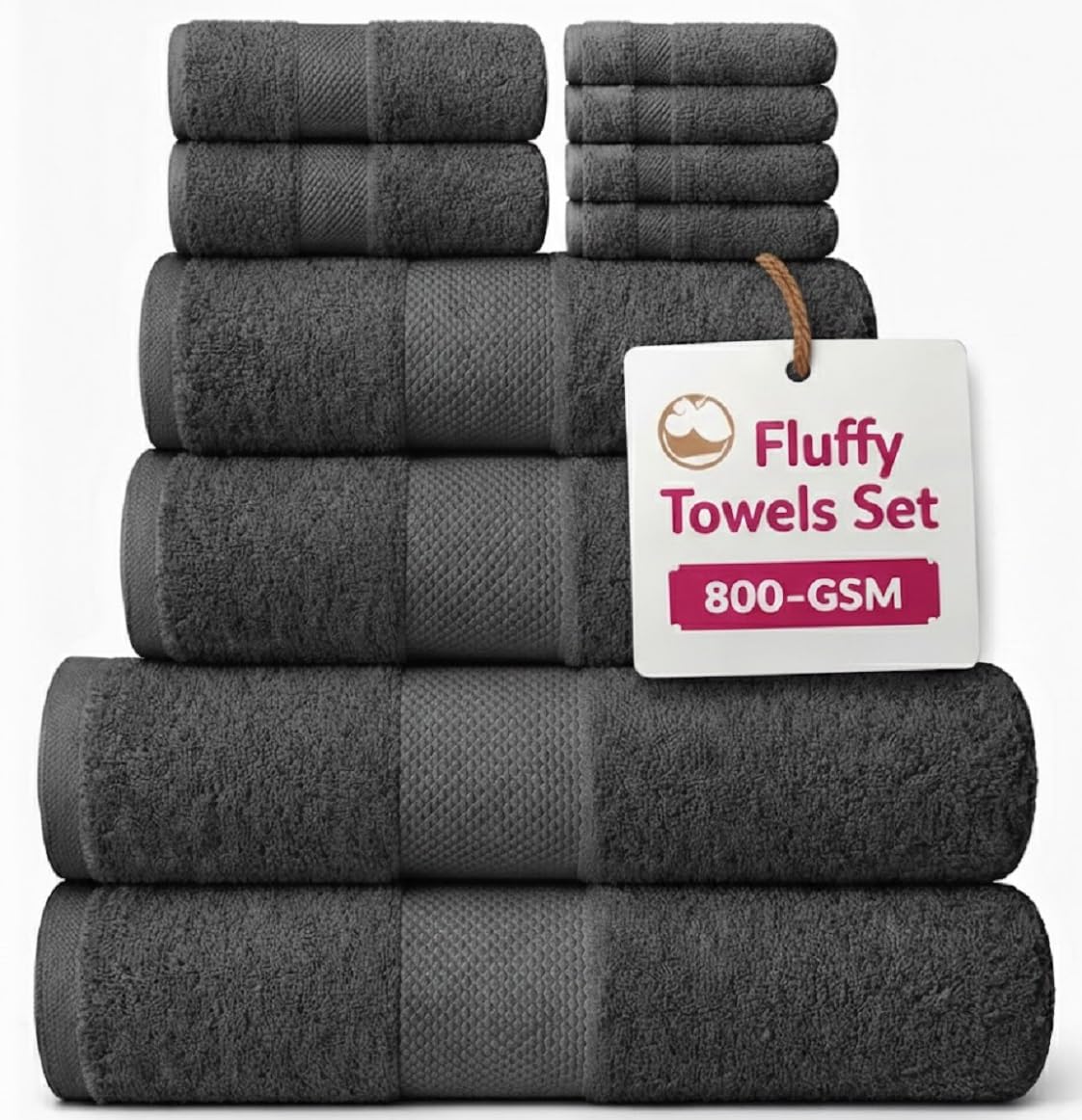Textile Do (12 Face Cloths) 100 X Luxury Face Cloth Flannels 100% Egyptian Cotton Luxury White Wash Cloths