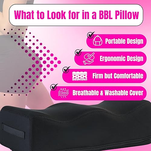 Miniatura 3 de BBL - Almohada para después de la cirugía, cojín suave para glúteos con tablero de espuma Lipo, almohada para glúteos con tabla de abdominales