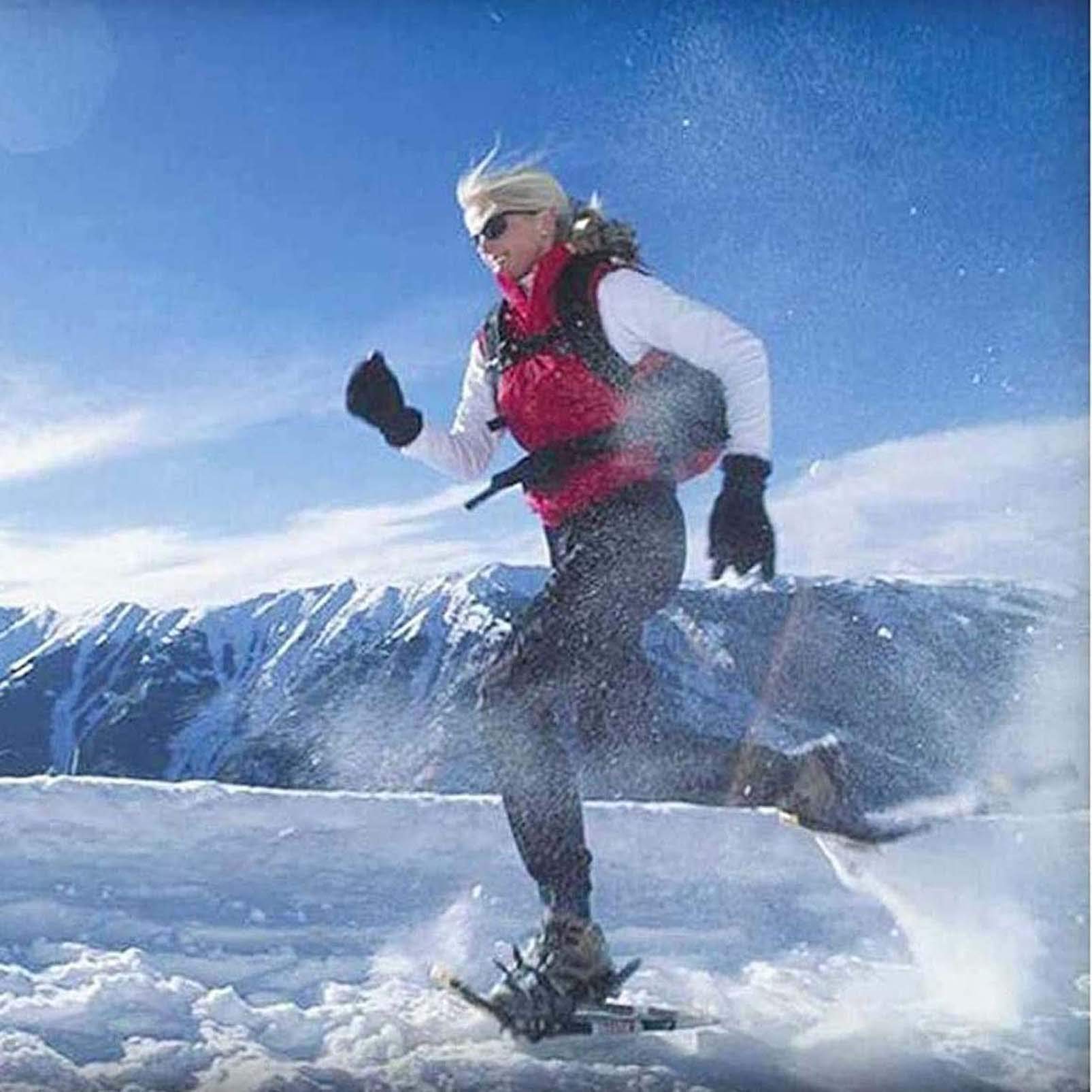 Leichte Schneeschuhe aus Aluminiumlegierung für Männer und Frauen, Schneeschläger für Erwachsene mit Verstellbaren Bindungen für Wandern und Skitouren Im Wintersport