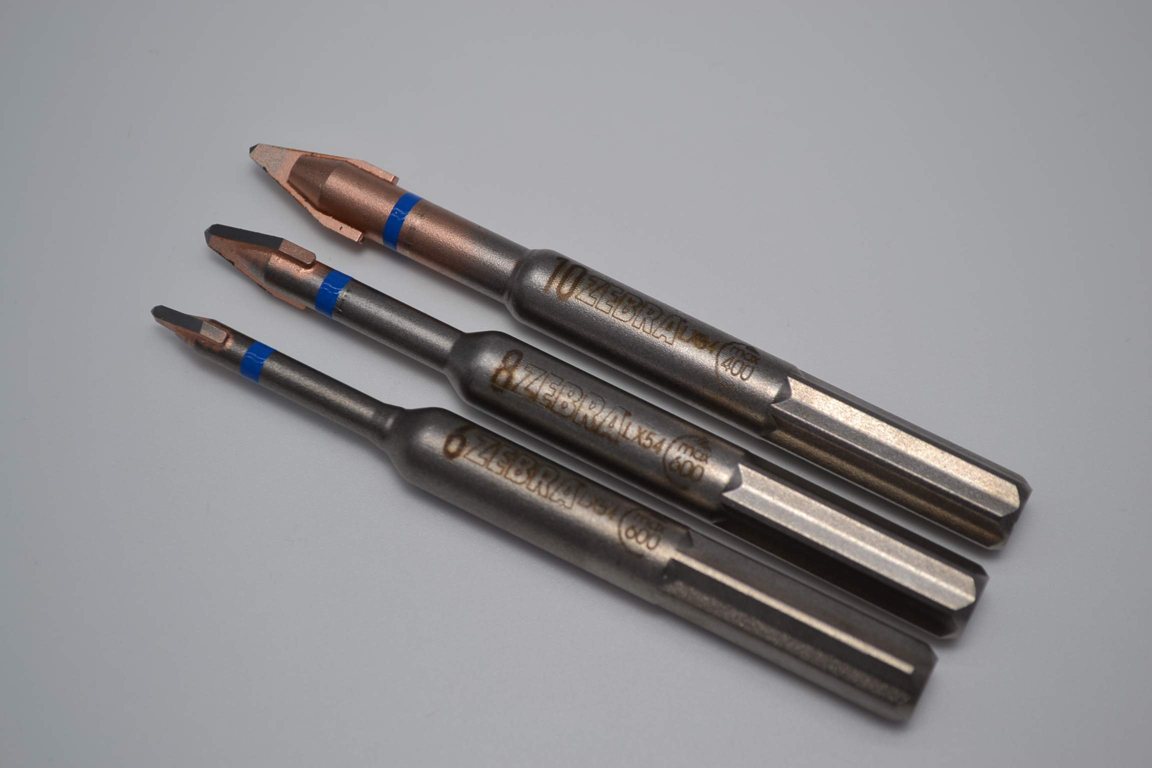 Würth Porcelain Stoneware Drill Bit Set 3-Piece Polygon 6-8-10 mm Zebra