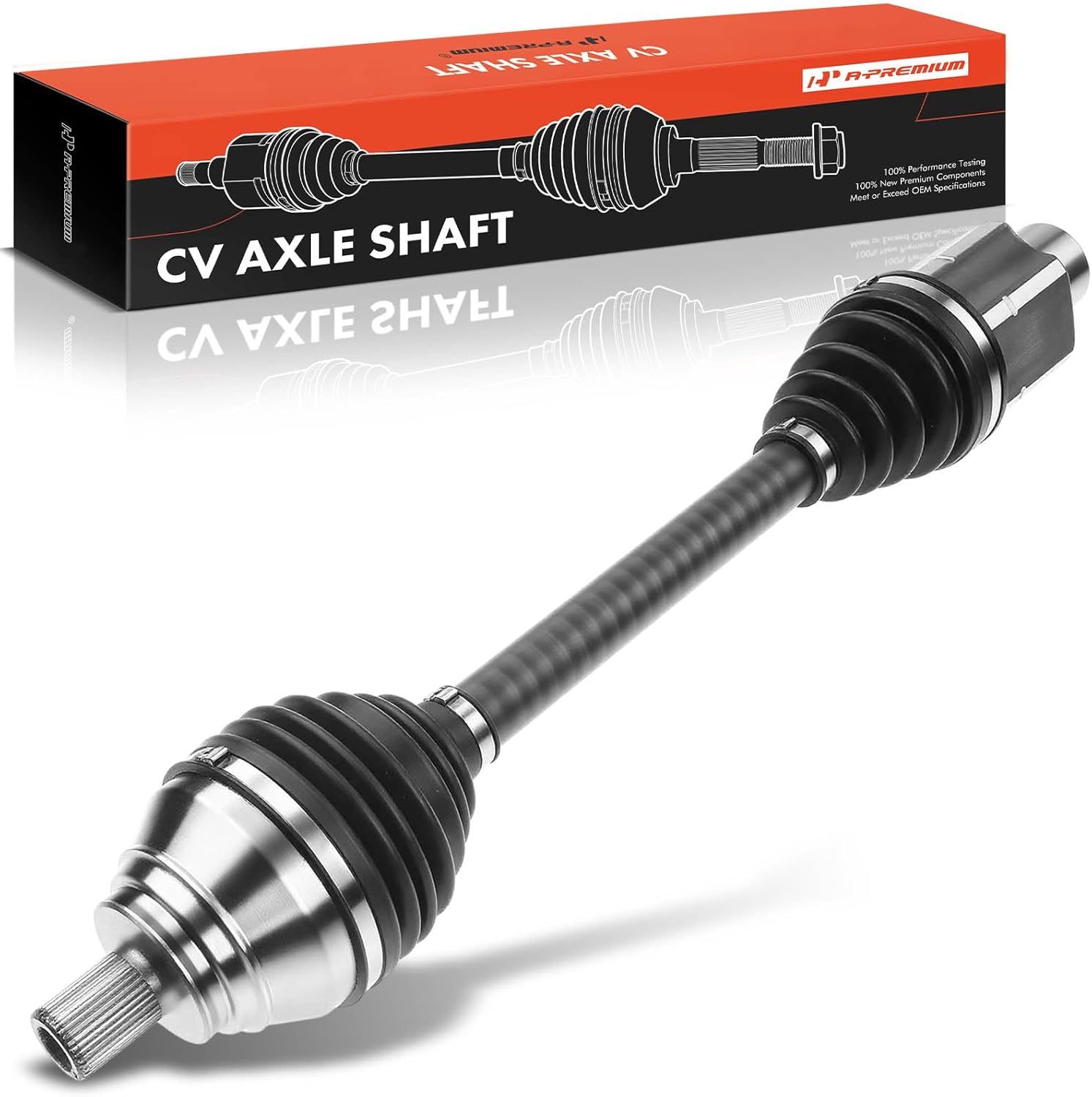 A-Premium CV Axle Shaft Assembly - Compatible with Volkswagen Passat 2006 2007 2008 V6 3.6L, AWD - Front Right Passenger Side, Replace# 3C0407272AM