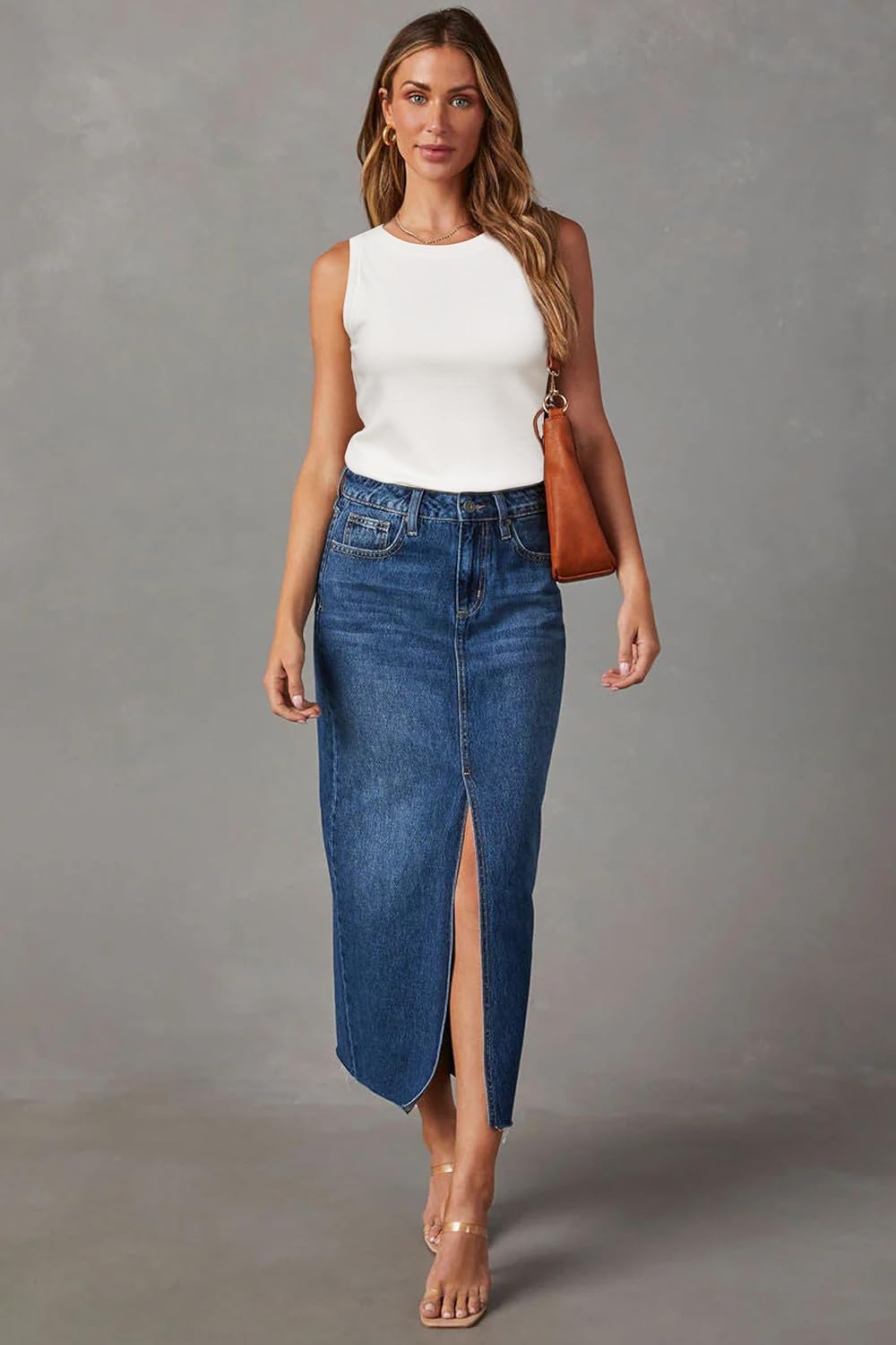 Arach&Cloz Women's Wool Blend Sweaters Non See Through All-Season Business Casual Tank 2026 - Image 6