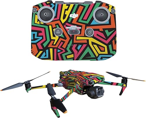 MightySkins Skin compatible con DJI Mavic 3 - Hyper  Funda protectora de vinilo duradera y única  Fácil de aplicar, quitar y cambiar de estilos