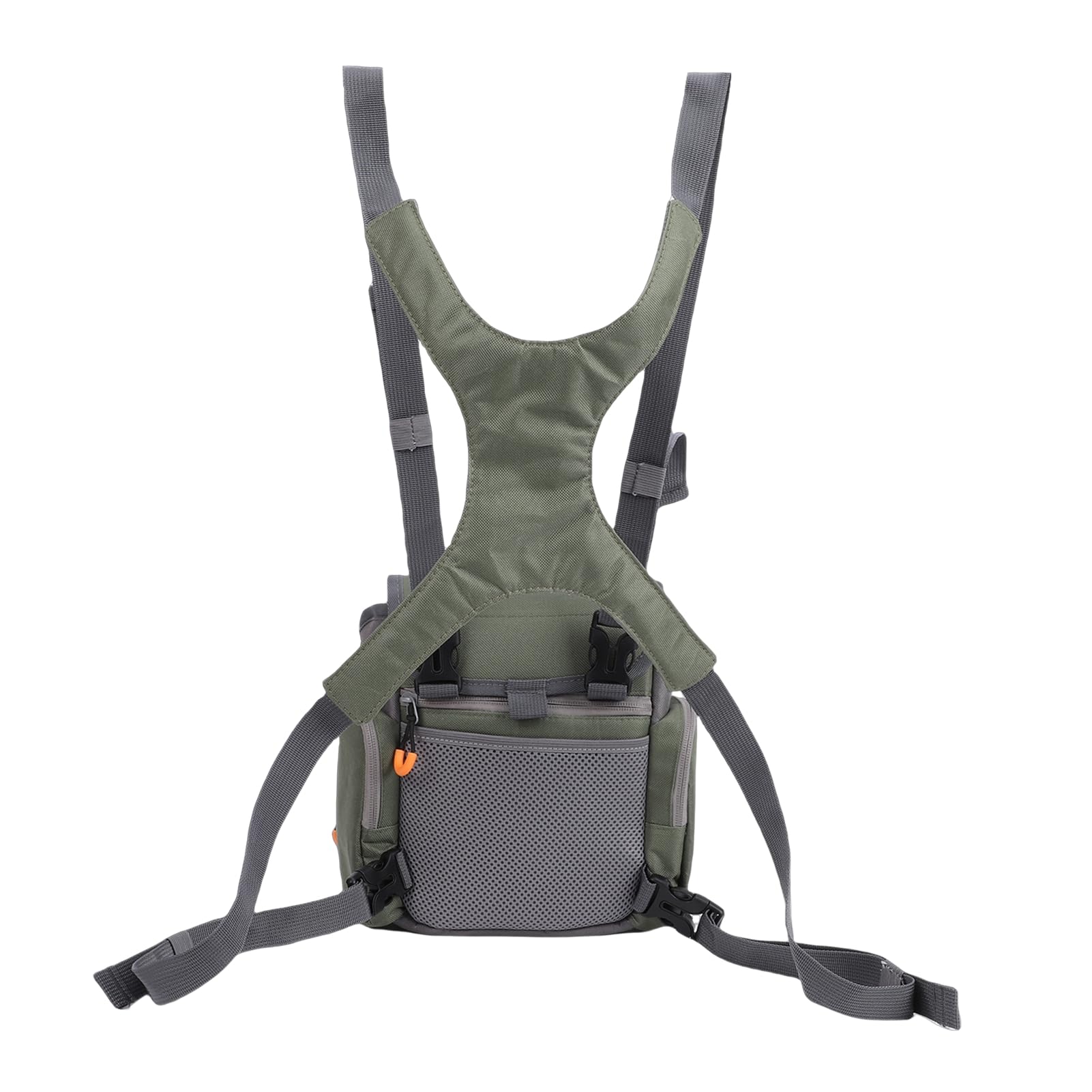 Keenso Paquete de Pecho con Arnés Binocular, Bolsa Binocular Ajustable con Cubierta para Lluvia para Exteriores