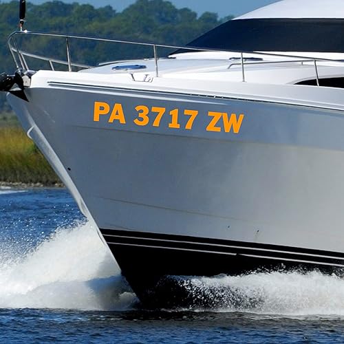 Miniatura 5 de VWAQ Juego de 2 calcomanías personalizadas, números de registro y letras, CVD6 (verde lima)