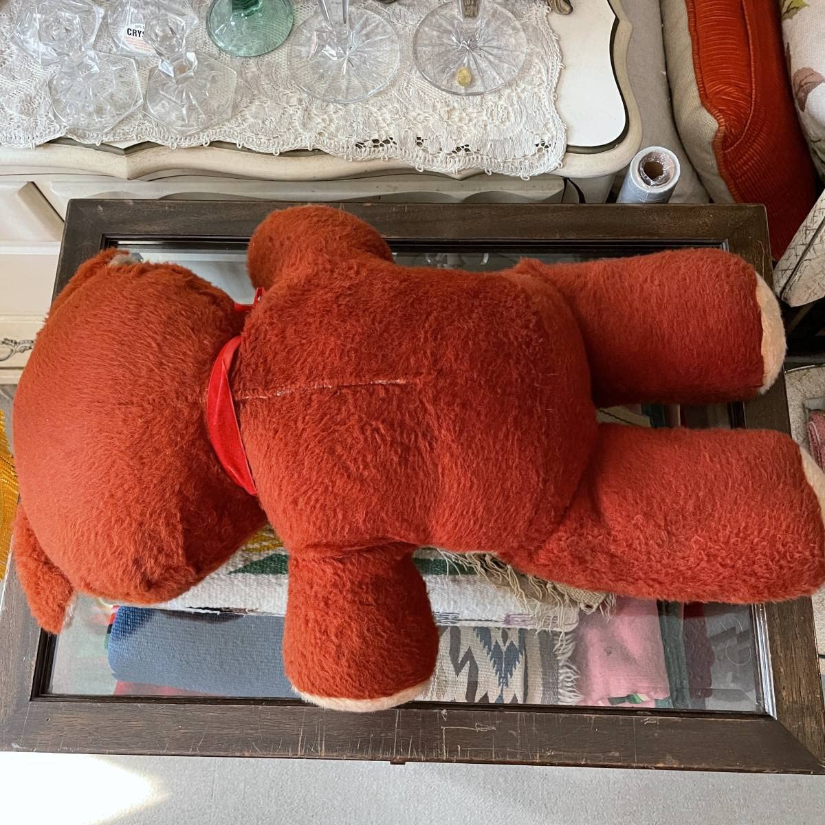 貴重！60'sアメリカアンティーク熊のソフビ人形USAヴィンテージ雑貨ベアー