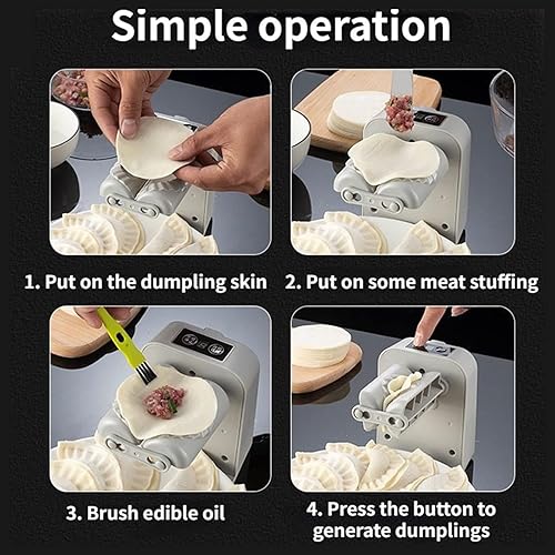 Miniatura 7 de Amposei Máquina eléctrica para hacer albóndigas, molde automático para hacer albóndigas para el hogar, máquina de prensa para hacer albóndigas,