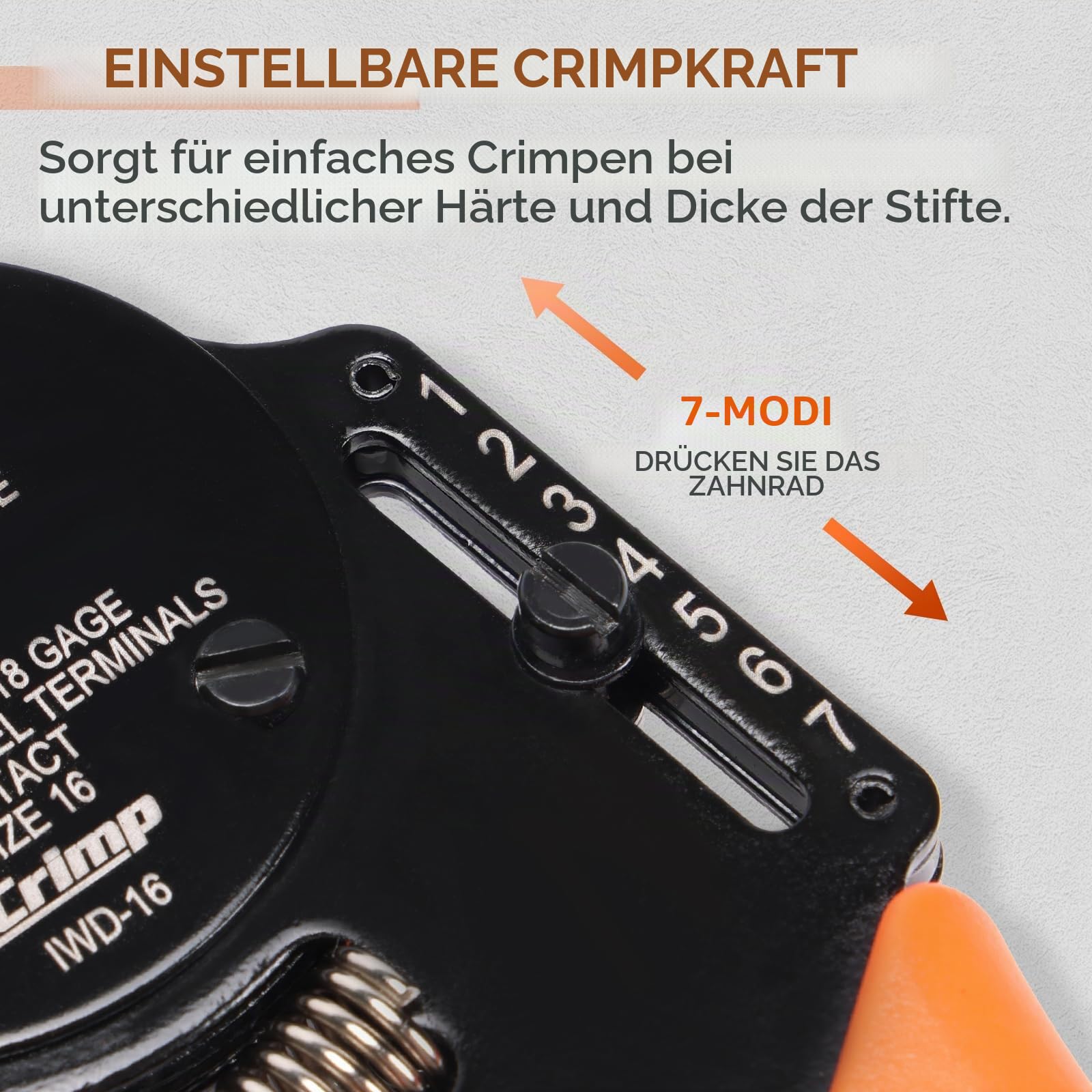 iCrimp KIT-DC02 Deutsch Crimpwerkzeug Set 8-teilig