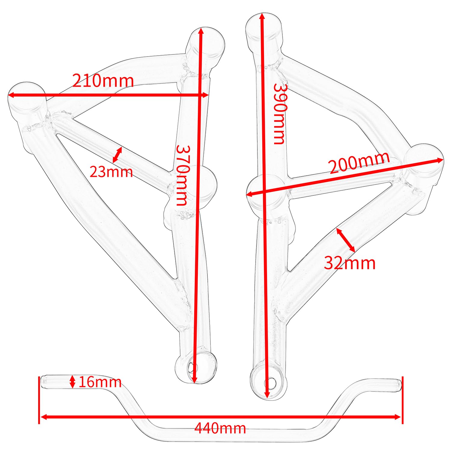 Barra Paraurti Paramotore per MT-09 MT 09 SP 2021-2024 2025 2026 Coperture e protezioni