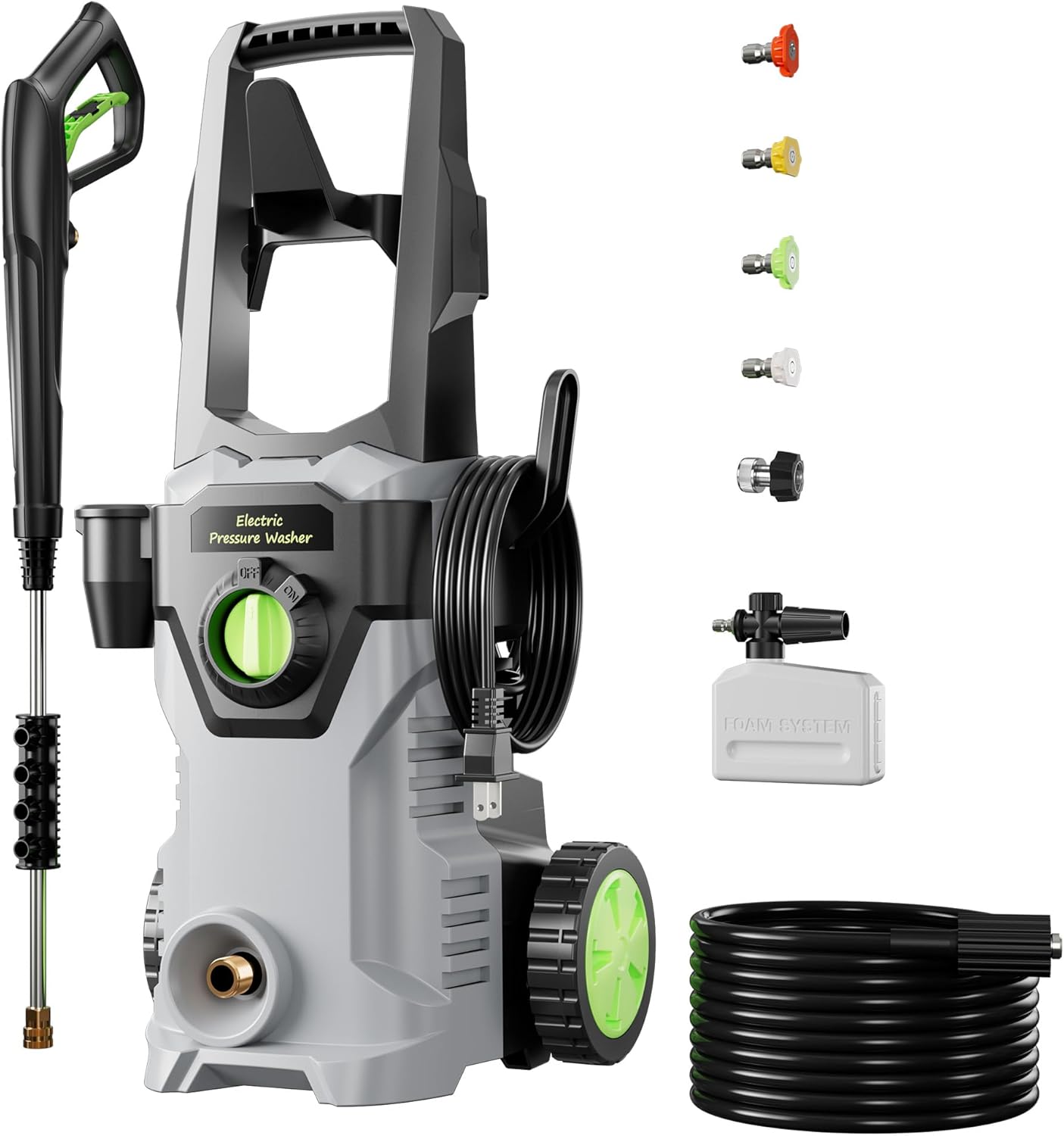 Patoolio Electric Pressure Washer with accessories