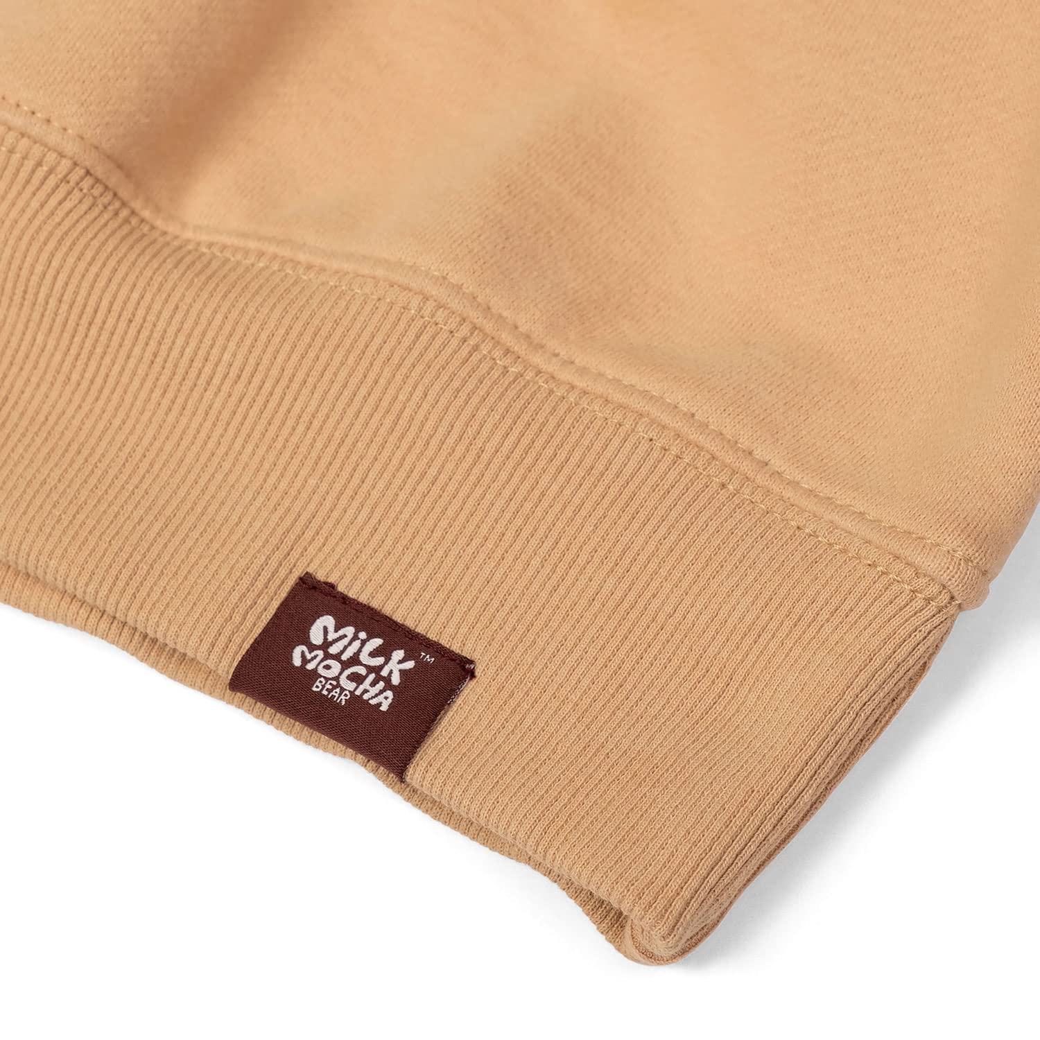 Milkmochabear Sudadera casual de manga larga con cuello redondo y ajuste relajado