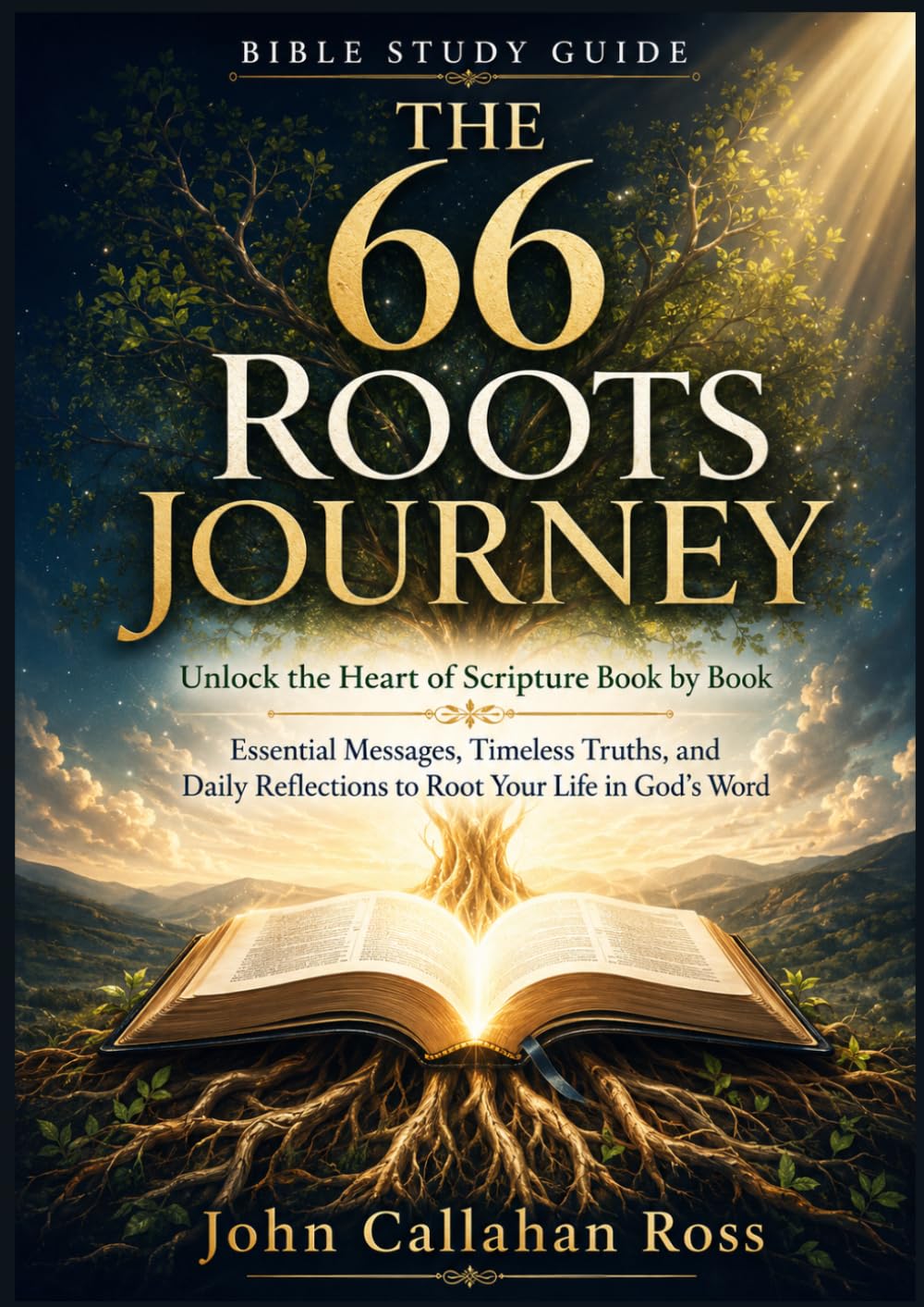 THE 66 ROOTS JOURNEY BIBLE STUDY GUIDE: Unlock the Heart of Scripture Book by Book Essential Messages, Timeless Truths, and Daily Reflections to Root Your Life in God’s Word