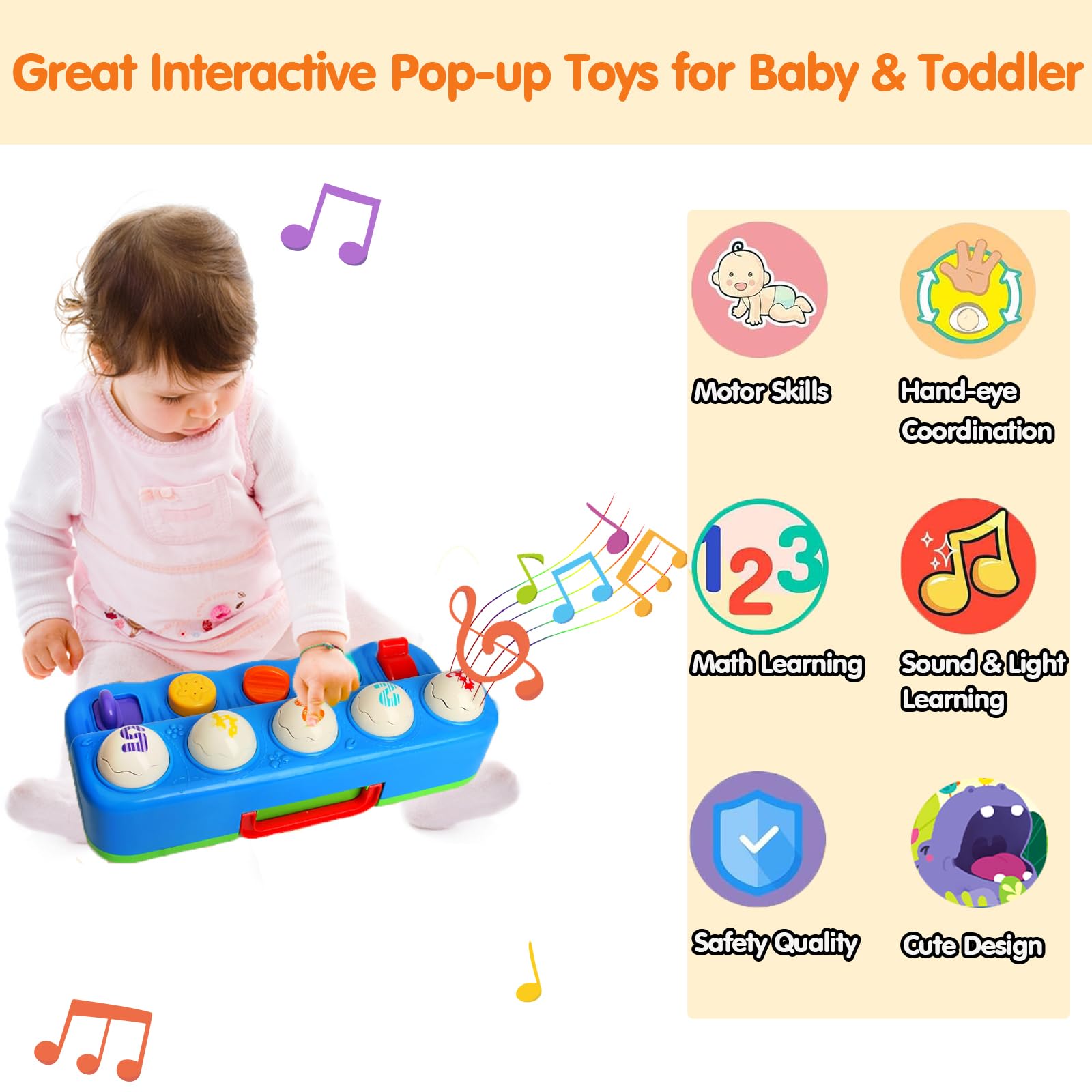 Pop Up Music Toys For Month Old Pop Up Baby Sound Toys Pop Up Toys For