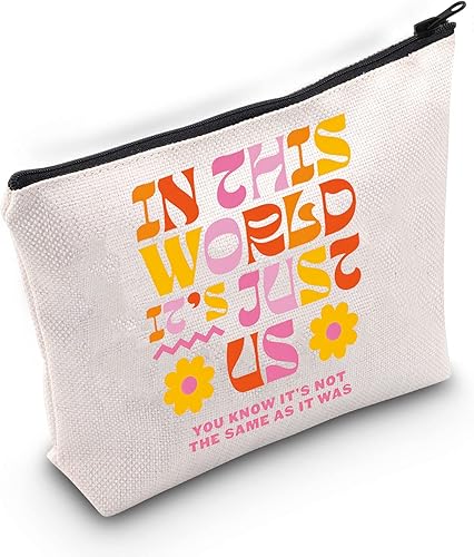 BLUPARK Bolsa de maquillaje inspirada en el cantante, álbum de mercancía para cantante, bolsa de maquillaje para cantante, regalo para fanáticos de