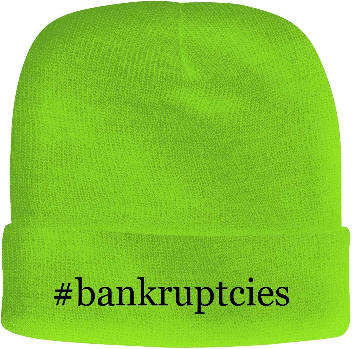 BH Cool Designs #Bankruptcies - Men's Hashtag Soft & Comfortable Beanie Hat Cap