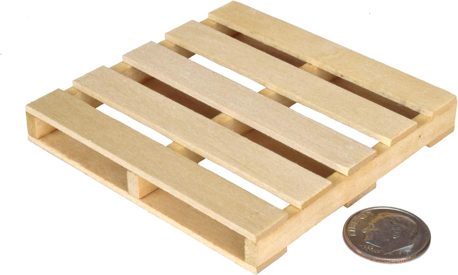 Acacia Grove Mini Red Bricks with Pallet, 1/6 Scale (64 Pack)