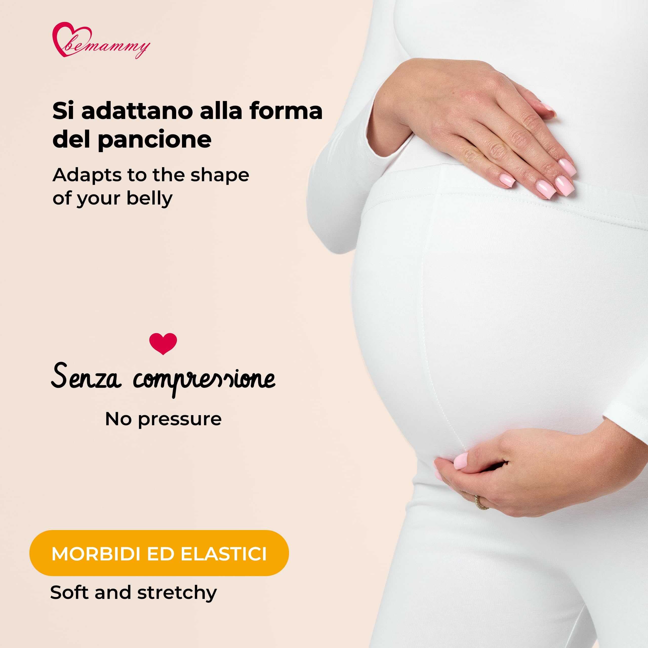 Be Mammy Leggings Premaman 3/4 2Pack BE20-229