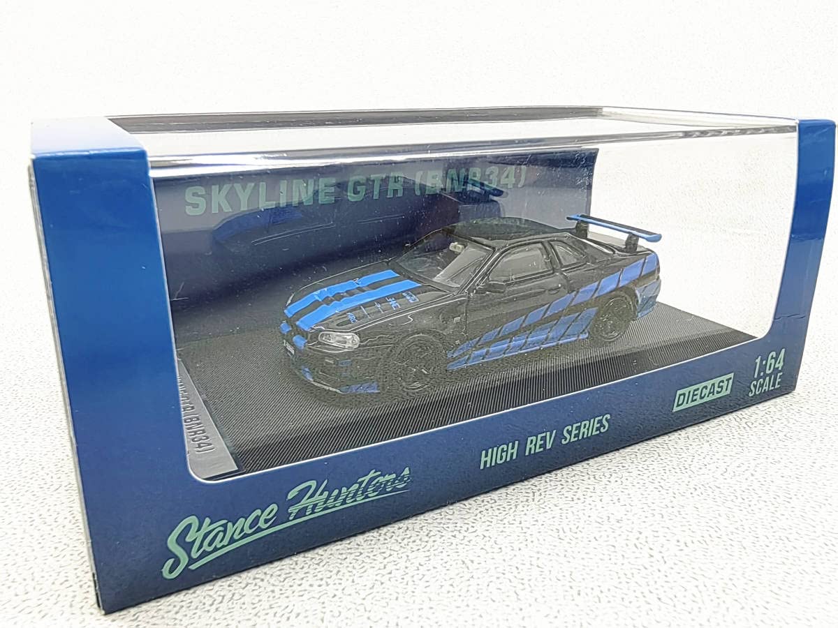 ミニカー 1/64 Stance Hunters High Rev Series R34 ミニカーショップ ケンボックス 【未開封品】Stance Hunters日産