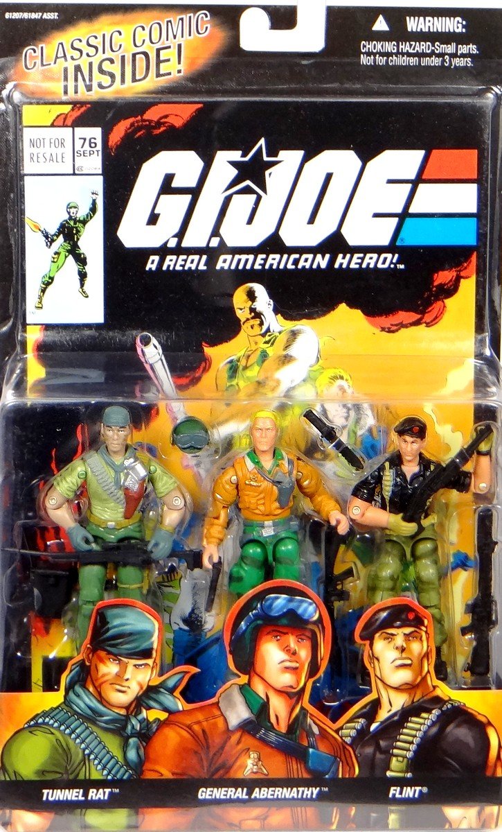 Amazon.com: Hasbro Toy GI Joe 3.75 Figure 3-Pack Value Pack #76