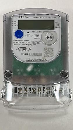 Luna Trifaze Elektronik Elektrik Sayacı