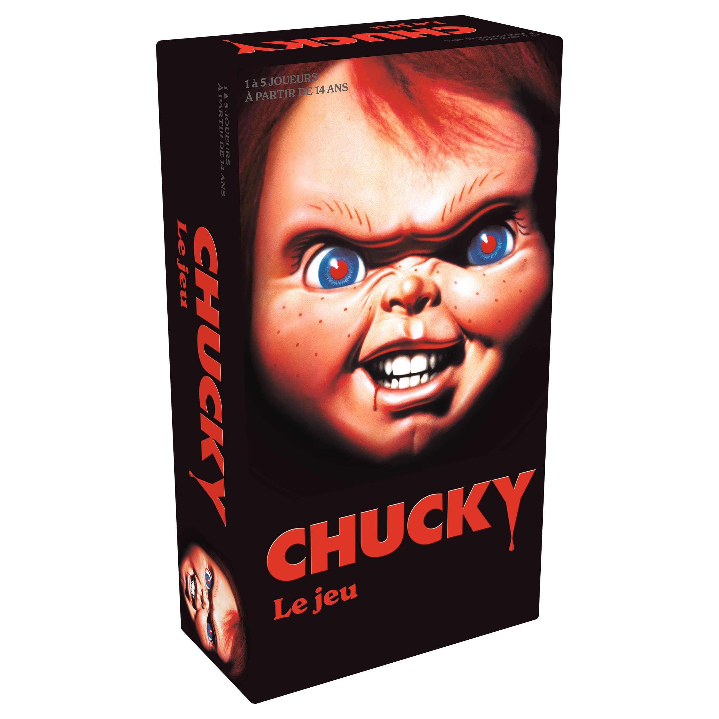 Goliath - Chucky - Jeu de Société Horreur Dès 14 Ans - Jeu Coopératif en Famille ou Entre Amis - Attaquez Chucky ou Vous Échouerez - Poupée Incluse - 1 à 5 Joueurs - 15 Min - en Français