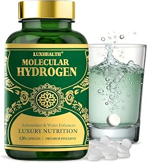 Hydrogen Water Tablets, 12 PPM Hydrogen Tablets for Drinking Water,120 Count Mini Tabs with Magnesium, Daily Energy & Electrolyte Balance