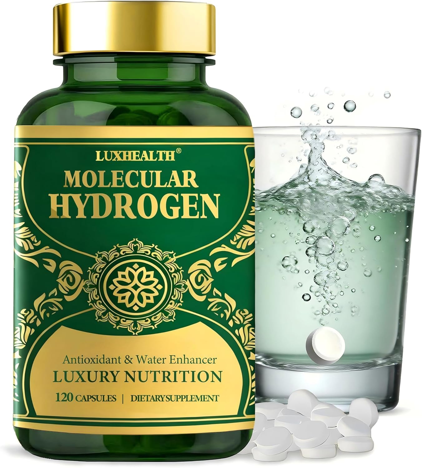 LUXHEALTH Hydrogen Water Tablets - A top choice for hydrogen tablets for drinking water.