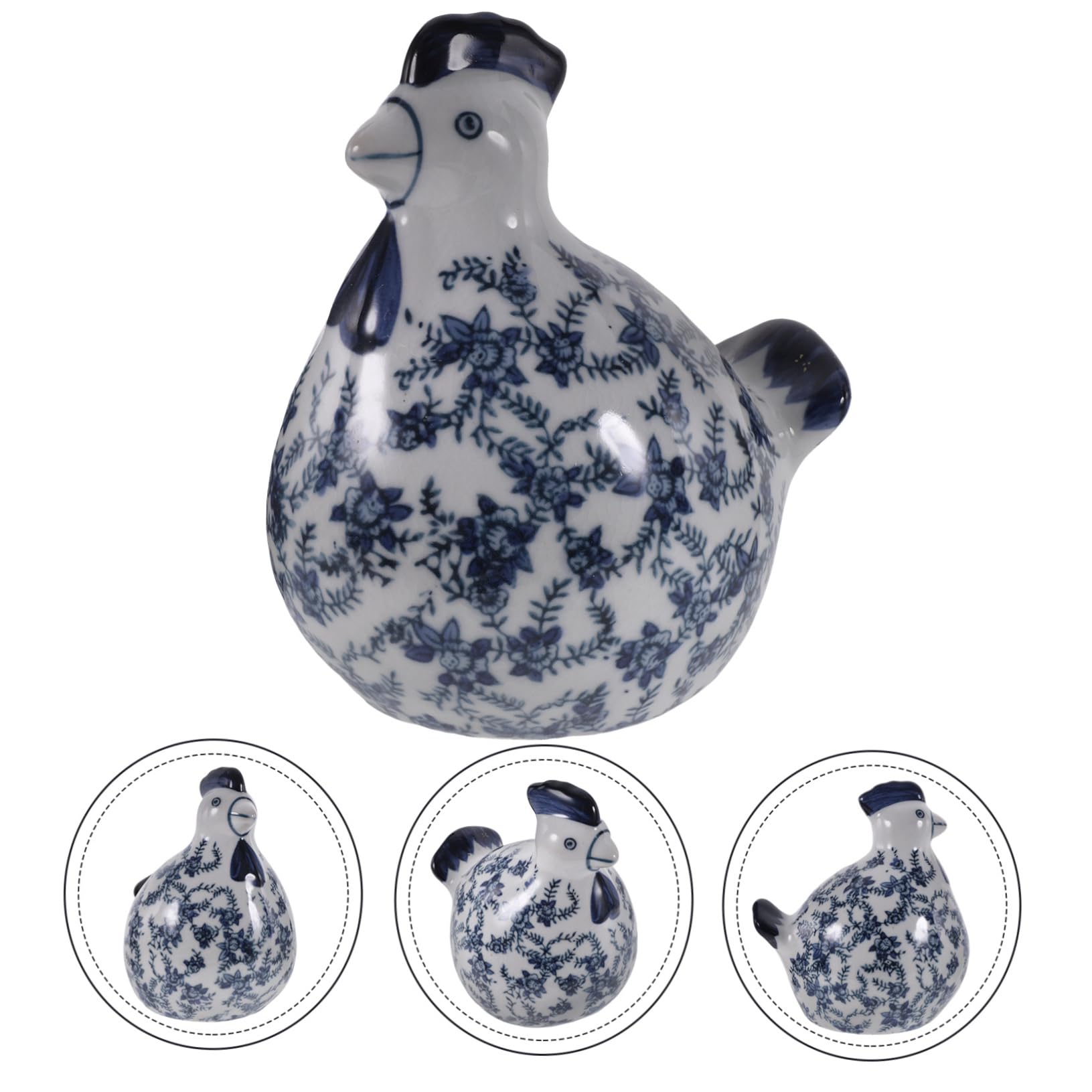 Kreative Keramik Hühnerfigur Lustiges Huhn Ornament Für Garten Und Tischdekoration Stabil Und Bruchsicher Für Hochzeiten Und Wohnaccessoires