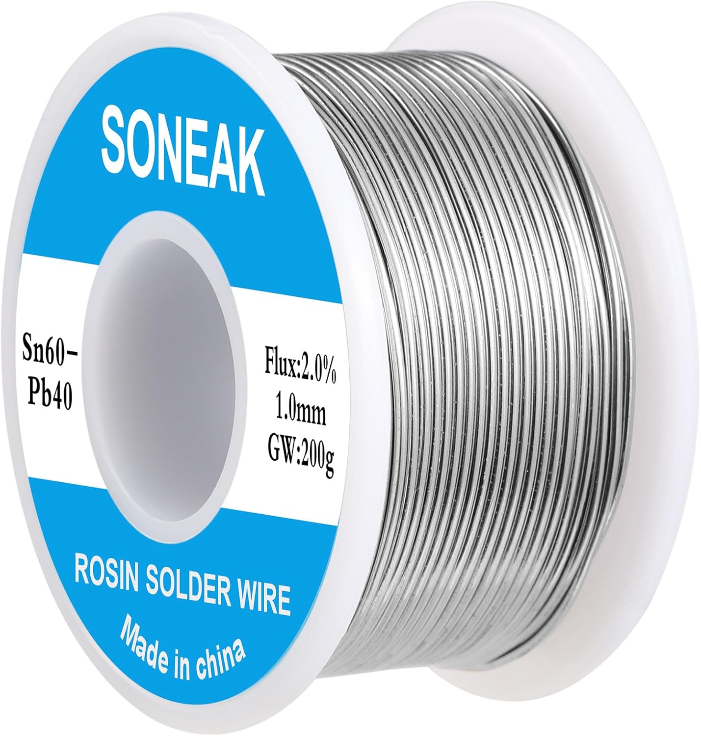 60/40 Tin Lead Solder With Rosin Core For Electrical Soldering 1.0mm 50g