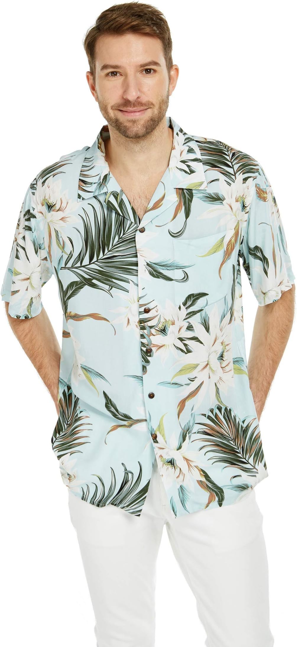 Hawaii HangoverMen's Hawaiian Shirt Aloha Shirt Midnight Bloom