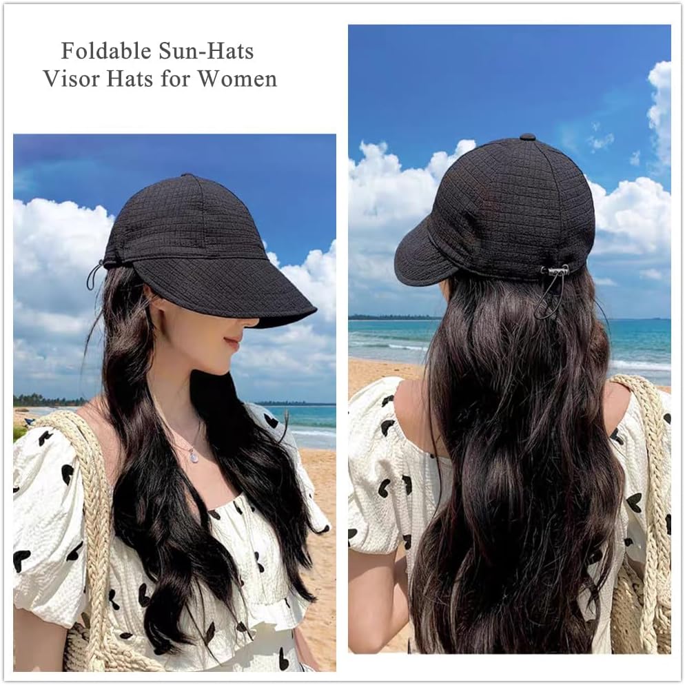 New Womens Sun Hats Women's Outdoor UV-Protection-Foldable Beach Hats,Wide Brim Summer Fisherman's Caps UPF 50+ image 2